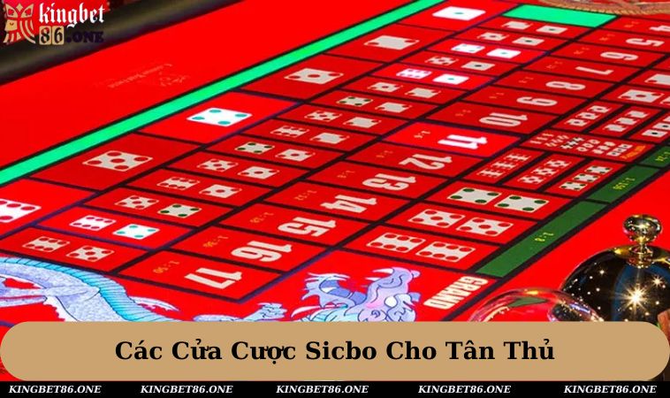 Một số cửa cược Sicbo tại nhà cái trực tuyến hiện tại